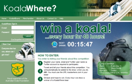 The Koalawhere Website